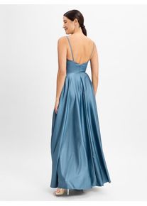 UNIQUE Abendkleid Damen indigo Größe 36