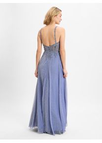 UNIQUE Abendkleid Damen indigo Größe 32
