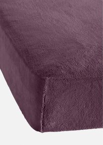 Hoeslaken cashmere touch - paars - maat 180x200 cm - bonprix