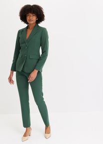 Damespak (2-dlg.) - groen - maat 48 - bonprix