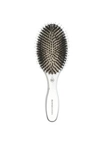 Olivia Garden - EXPERT Expert Care Setole ovali di cinghiale e nylon Argento Spazzole piatte 1 pieces unisex