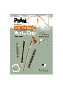 Block PaintOn Mix Media groen-grijs A2 250g/m²