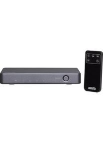 Marmitek Connect 620 UHD 2.0 4 Port HDMI-Switch Fernbedienung 3840x2160 Pixel grau