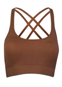 BeShaped Sport-BH 'Sportschool koningin' Damen braun Größe S