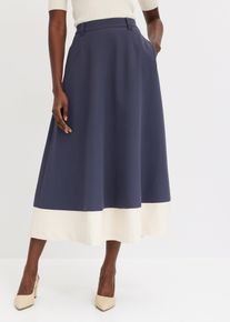 Maxirock, blau, Größe 52, bonprix