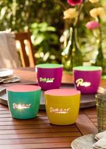 Windlicht (2er Pack) - gelb - Größe Onesize - bonprix