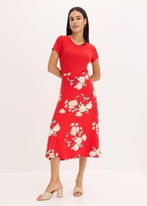 Jerseykleid, rot, Größe 32/34 (XS), bonprix