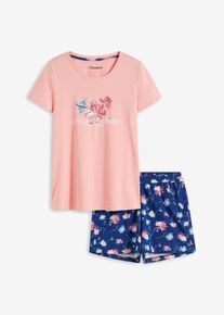 Shorty mit längerer Shorts - rosa - Größe 44/46 (L) - 100% Baumwolle- bonprix