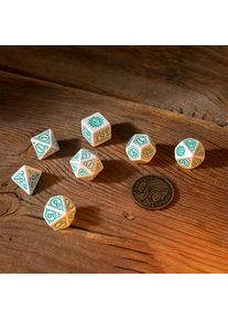 The Witcher Witcher - Set di Dadi RPG Ciri 7 pezzi con Moneta da Collezione