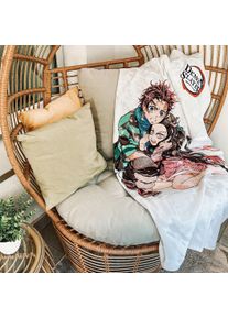 Demon Slayer - Asciugamano da bagno Nezuko e Tanjiro Kamado