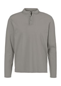 Heren Poloshirt in grijs ,maat S (44/46), WITT, 100% Katoen
