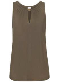 Lascana Dames Tanktop in taupe ,maat 32/34, Witt, 100% Viscose