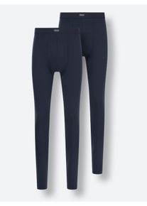 Heren Broek, lang in marine ,maat 5, Witt, 60% Katoen, 40% Polyamide