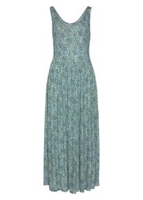 Vivance Dames Midi-jurk in groen geprint ,maat 34, Witt, 100% Viscose
