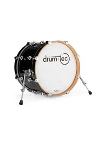 drum-tec diabolo 3 18" x 12" Bass Drum (piano black) b-stock