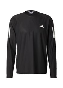 adidas Performance, Mænd, Funktionsskjorte 'Own the Run', Sort / Hvid, Størrelse S