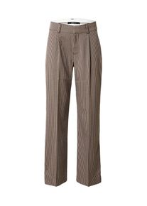 Gina Tricot Dames Bandplooibroek 'Tammie' beige / zwart 34