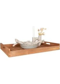 House Nordic Xxxl Serviertablett-Set , Teakfarben , Holz , Teakholz , 38x7x58 cm , Geschirr, Tischkultur & Serviergeschirr, Tabletts
