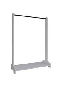 Vcm Mid.you Garderobenständer , Weiß , Metall, Holzwerkstoff , 89x128x35 cm , standfeste Füße , Kleinmöbel
