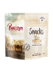 Provalo! Set misto Purizon Snack per gatti - senza cereali 2 x 40 g .- Agnello con Pesce, Pesce con Manzo