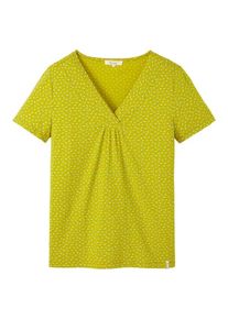 Tranquillo Womens Jersey-Shirt mit V-Ausschnitt T-shirt Dames (XL |geel)
