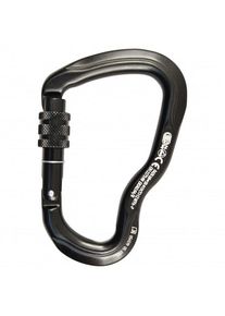 Kong Ferrata Screw Sleeve Via ferrata carabiner grey/black