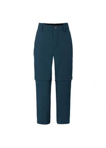 Vaude Kids Detective Stretch Zip Off Pants II Afritsbroek Kinderen (122/128 |blauw)