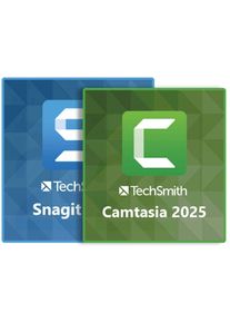 Techsmith Camtasia 2025 + Snagit 2025 Bundle seat extension incl. maintenance Corporate 50 - 99 User