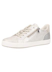 Geox Dames Sneakers laag 'Blomiee' zilvergrijs / zilver / wit 36