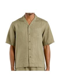 DEDICATED Shirt Marstrand Linen Overhemd Heren (XL |beige)