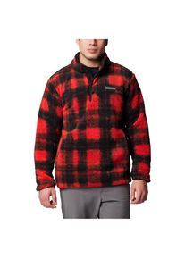 Columbia Rugged Ridge Half Snap Fleece Fleecetrui Heren (S |rood)