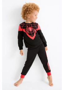 C&Amp;A Spider-Man-piżama-2 części, Czarny, Rozmiar: 110