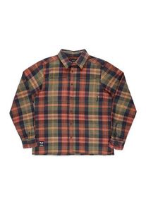 Iriedaily Chillax Lumber Shirt navy brown Heren XL