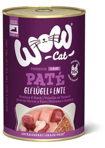 WOW Senior Premium Paté Nassfutter, Geflügel & Ente, 6x400g