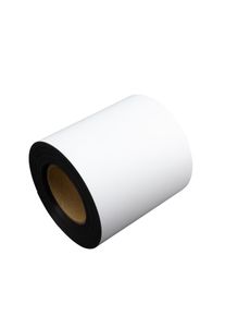 Coloured magnetic tape 150 mm | white | 10 m | 1 mm