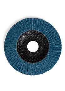 20x ALFA Disque à lamelles | Ø125 mm, Grain 80 | Disque abrasif à lamelles acier avec grain de zircon-corindon, tissu de verre, longue durée de vie