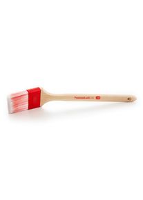 6x ALFA Pinceau pour laquage ou vernis | 70 mm | Pinceau façade, pas de perte de poils, cadre en plastique résistant aux solvants et à l'usure