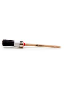 6x ALFA Brosse à rechampir | 8 mm | Pinceau à rechampir avec manche en bois de hêtre, convient aux peintures murales et aux laques à base de solvants