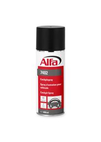 4x ALFA Spray d'entretien pour véhicule | 400ml | Effet antistatique protection contre rayons UV | soigne, protège les plastiques, réduit la friction