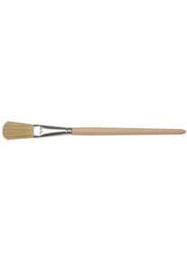 96x ALFA Pinceau pour vernis, émail | Taille 2, 14mm | Pures soies blanches, manche en bois court | poils arrondis, simple à nettoyer, virole en alu