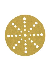 200x ALFA Disque de ponçage 150 mm | Grain 100 | Disques abrasifs auto-agrippants | résistants à la déchirure, pour ponceuses excentriques, durables