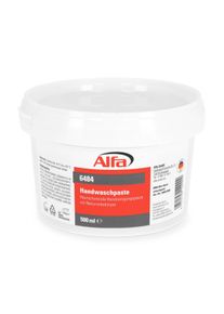 1x ALFA Pâte de lavage pour les mains | 500ml | Respectueuse de la peau avec abrasif naturel | sans solvant, sans silicone, sans savon, végan