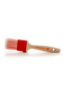 6x ALFA Pinceau plat | 70 mm | Pinceau plat pour laquage ou vernis avec mélanges de soies, pas de perte de poils, résistant aux solvants, finition