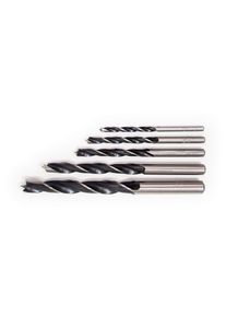 10x ALFA Mèches hélicoïdales à bois | 5mm, Longueur: 86/52 mm| Mèche spirale à bois avec point central précis, résistant jusqu'à 250°C