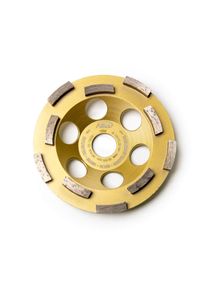 2x ALFA Meule boisseau diamantée béton | 180 mm | Meule diamant excellente abrasion, pour abrasion sèche ou humide, coupe très propre