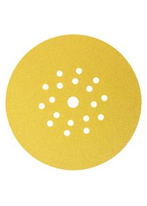 100x ALFA Disque abrasif | 225 mm | Disque abrasif Grainage 120, 19 trous | auto-agrippant, r&eacute;siste &agrave; la d&eacute;chirure, papier stable contenant du latex