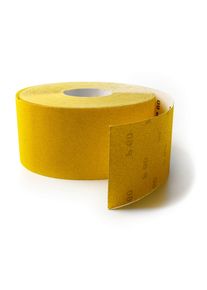 1x ALFA Papier de verre en rouleau | 110 mm x 50 m - Grainage 220 | Papier abrasif très décapant, flexible, particulièrement résistant à la déchirure