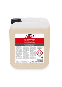 2x ALFA Nettoyant atelier | 5 Litres | Nettoyant insensible au gel jusqu'à +4°C, temps d'action court de 1 à 2 minutes, valeur pH de 13,3