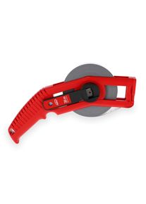 3x ALFA M&egrave;tre &agrave; ruban avce cadre en acier | 30m | M&egrave;tre ruban r&eacute;sistant &agrave; la casse, &agrave; l'abrasion, bo&icirc;tier en plastique, r&eacute;sistant aux chocs