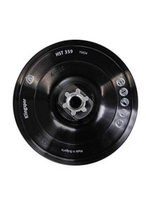 5x ALFA Plateau de support adhésif | 125 mm | Support pour disque de ponçage, revêtement velcro fin, adhésif, changement de disque rapide